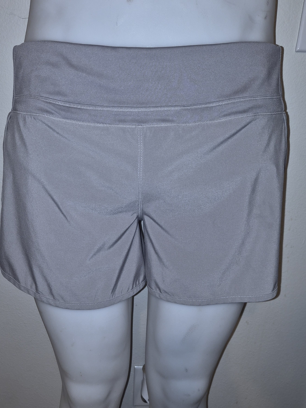 Free Fly Apparel Women's Bamboo-Lined Athletic Shorts Gray Size XL